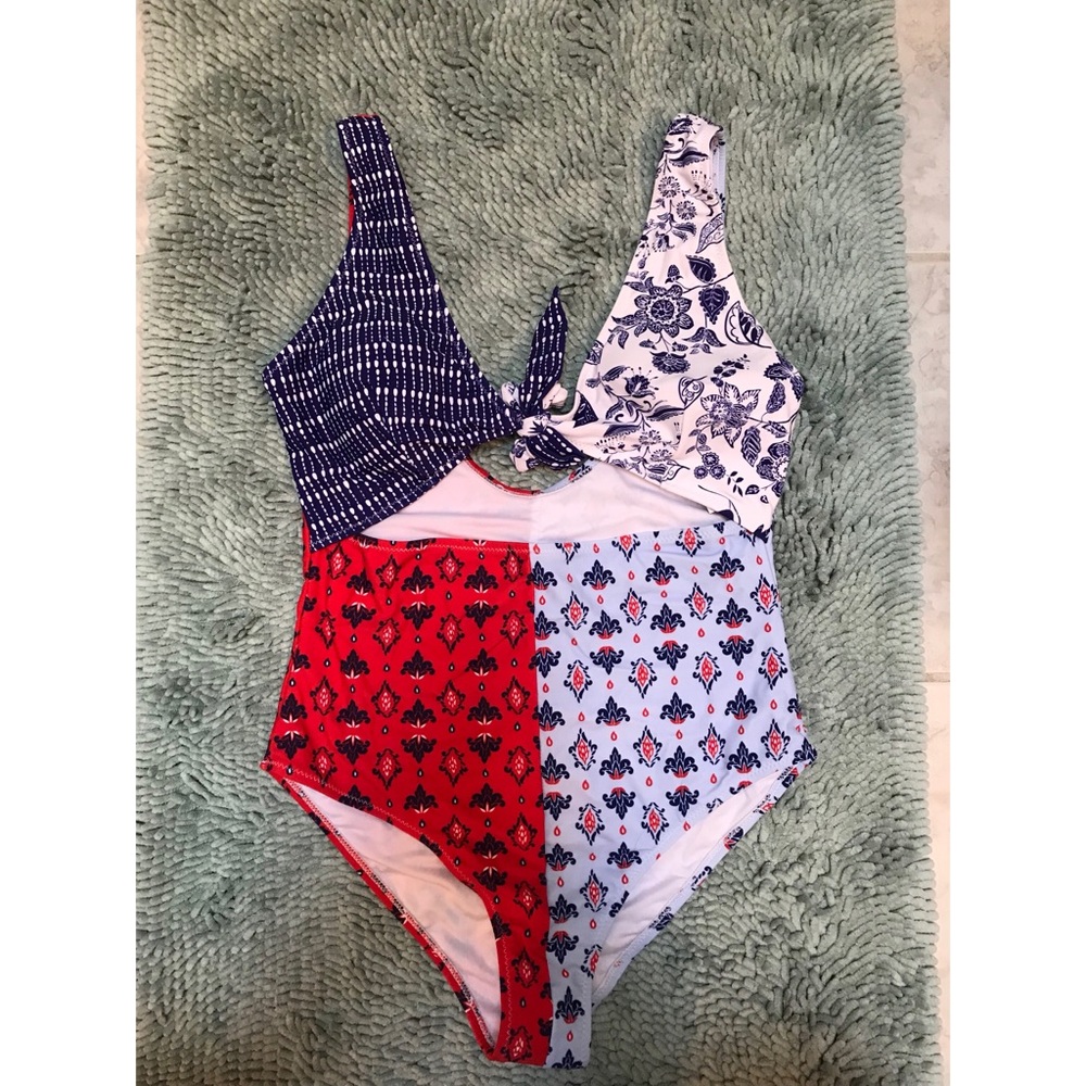 One piece bathing suit